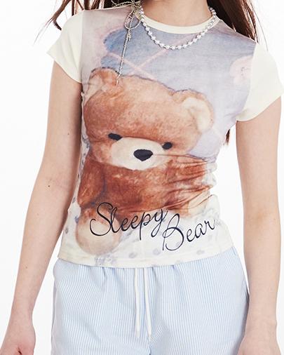 Cute bear short sleeves