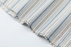 Retro Striped Short Sleeve Work Shirt