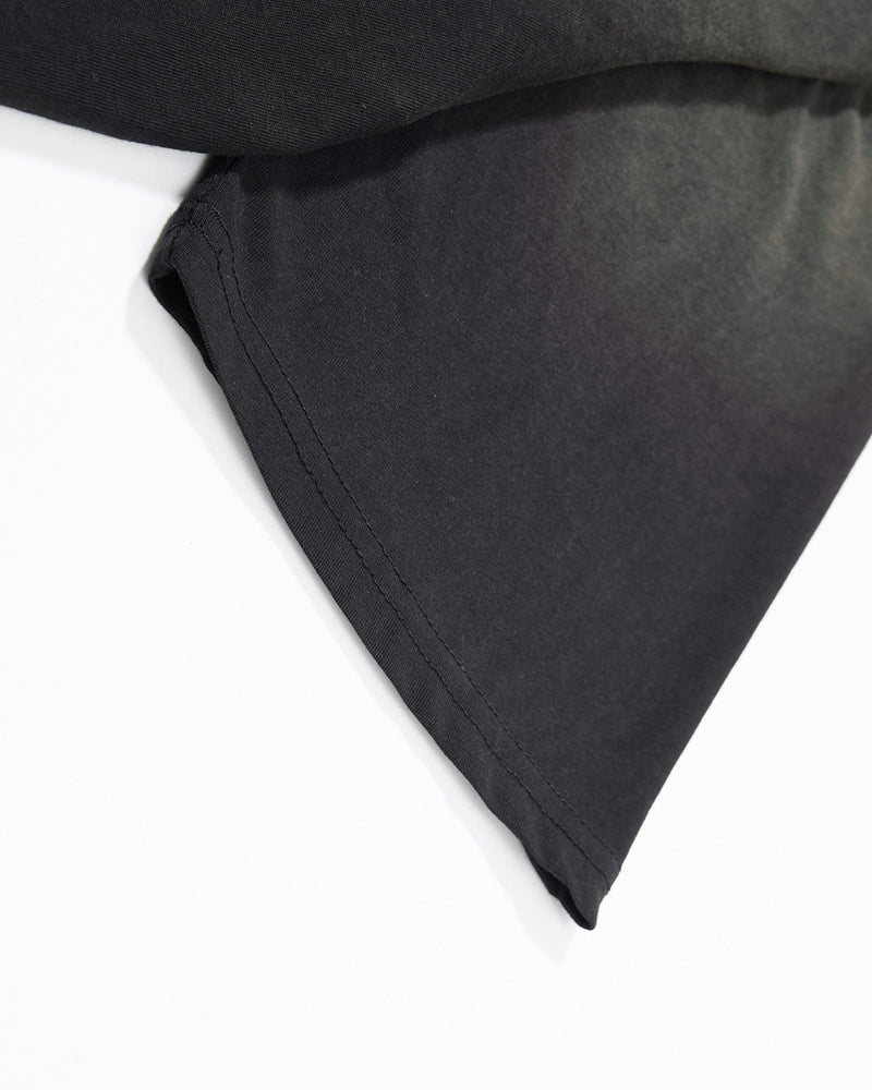 Washed gradient short-sleeved shirt