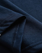Contrast color stitching polo short sleeves