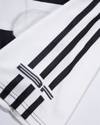Vertical striped couple short sleeves
