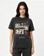 Retro washed distressed short sleeves