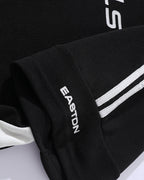 Spliced sports short sleeves