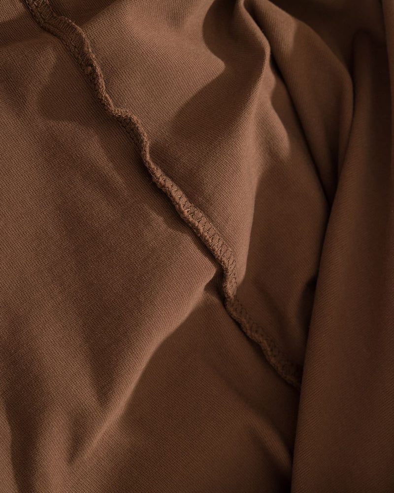 Washed short-sleeved shirt