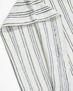 Striped loose short-sleeved shirt