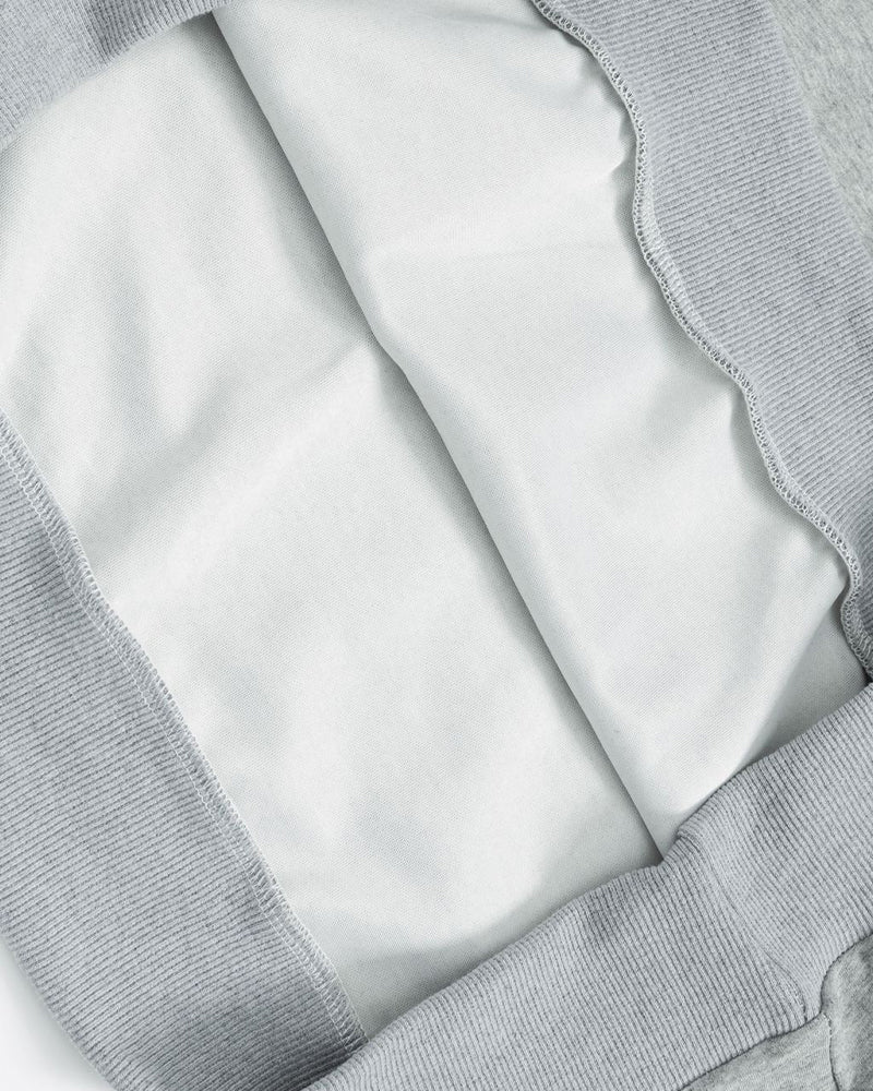 Fake two-piece lamb sweatshirt