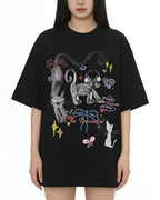 Retro casual short sleeves