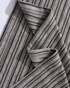 Striped short sleeves