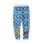 BAPE Blue Camo Shark Sweatpants – Streetwear Joggers