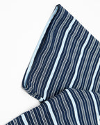 Retro striped short-sleeved shirt