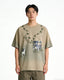 Distressed star short sleeve