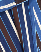 Striped color-blocked sweatshirt