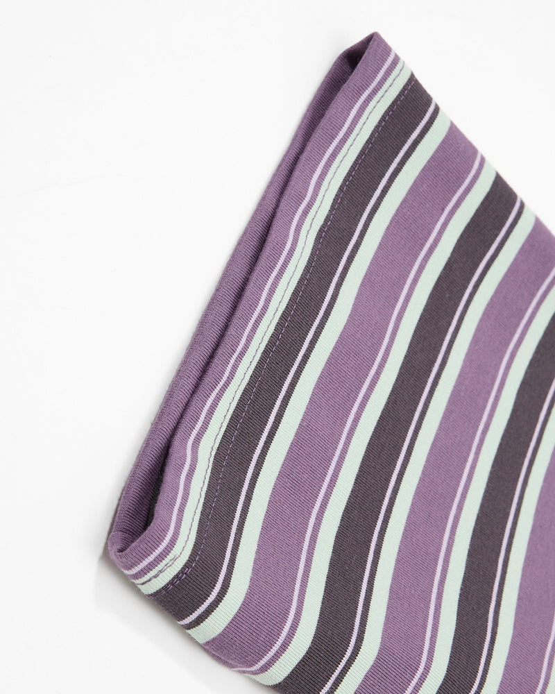 Retro striped short sleeves