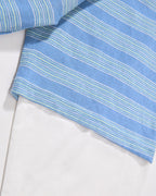 Faux two-piece polo shirt with spliced long sleeves