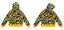 BAPE Shark Camo Full Zip Hoodie Yellow