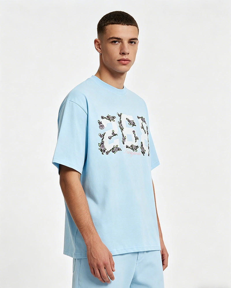 Creative Floral Short Sleeve