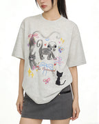 Retro casual short sleeves