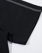 Contrast color letter short sleeves
