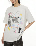 Retro casual short sleeves