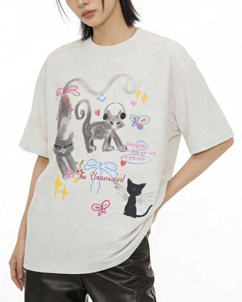 Retro casual short sleeves