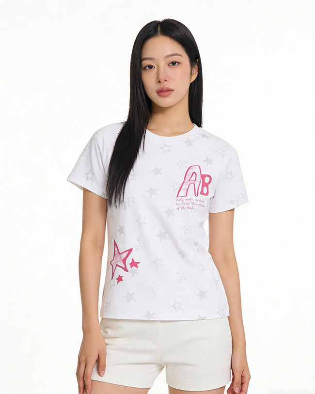 Star print short sleeve Hover Image