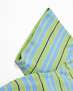 Striped color-blocked versatile short-sleeved shirt