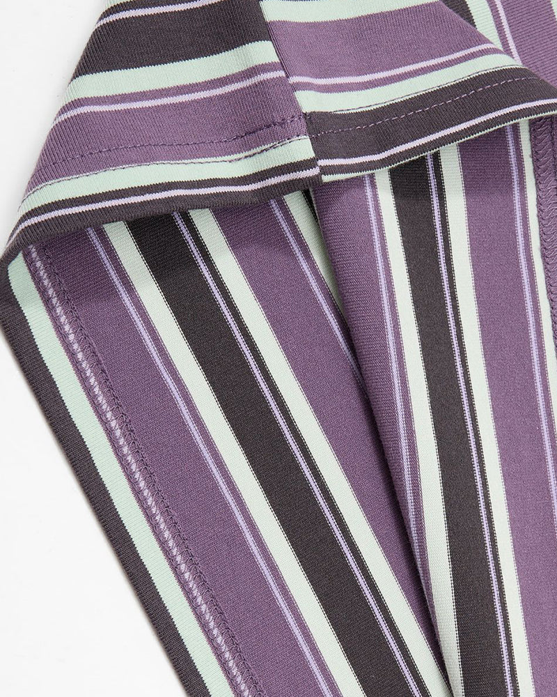Retro striped short sleeves