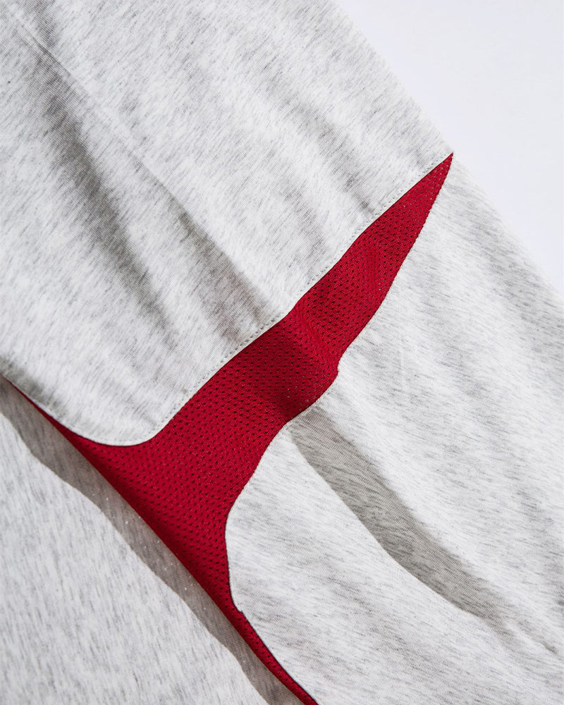 Contrast color short sleeves