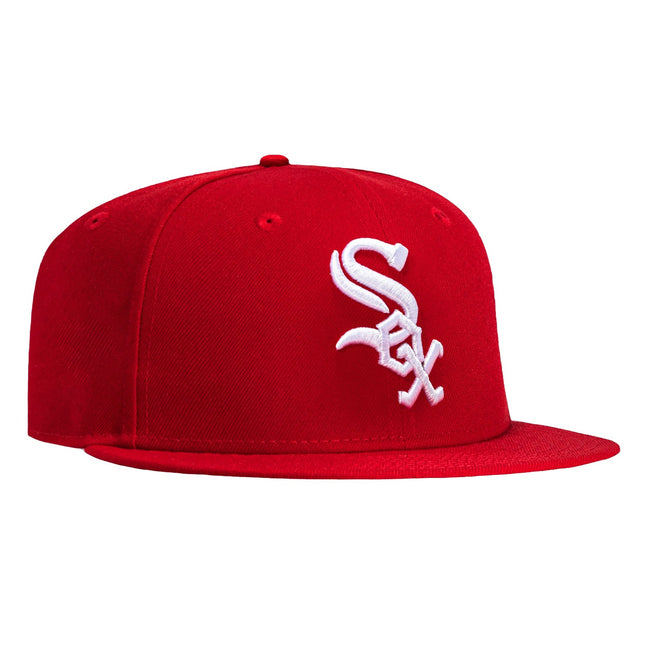 New Era 59Fifty Chicago White Sox Hat - Red, White Hover Image