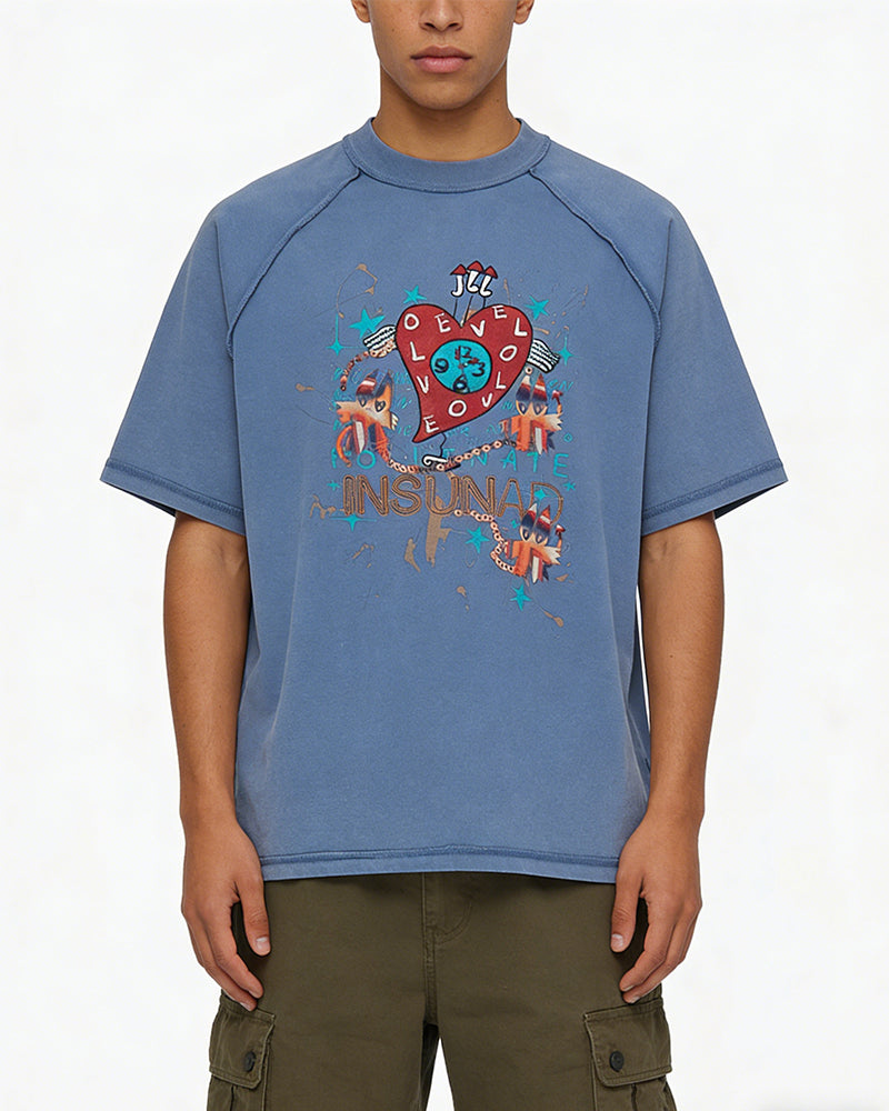 Vintage Heart Short Sleeve