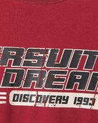 Lettering print crew neck short sleeves