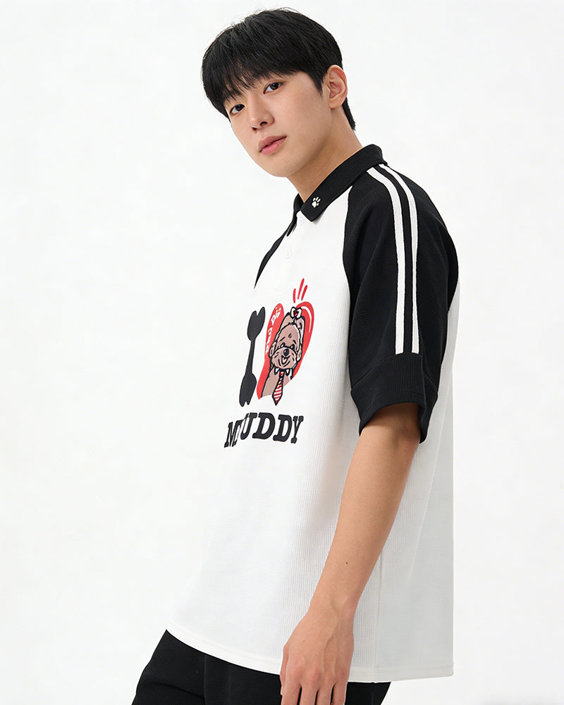 Cute puppy short sleeves
