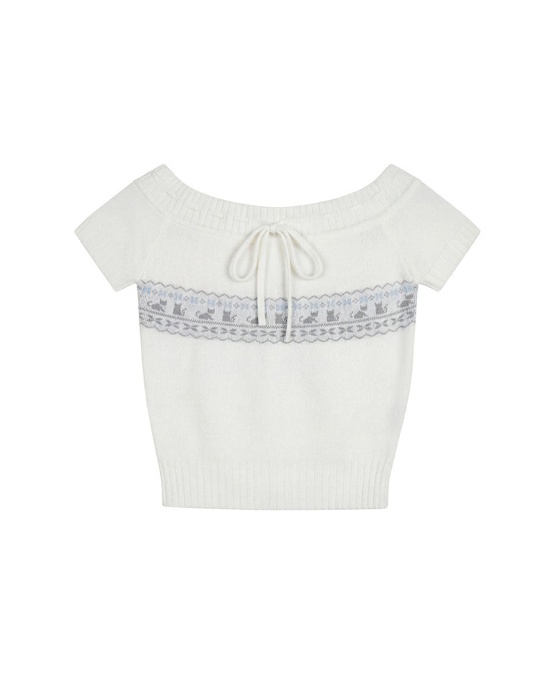 Off-the-shoulder top