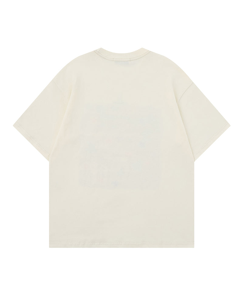 Retro casual versatile short-sleeved shirt