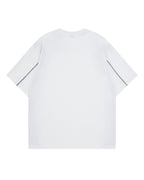 Contrast color short sleeves