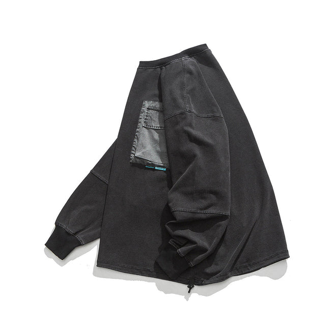 Washed Crew Neck Sweatshirt Main Image