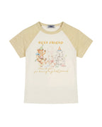 Retro contrast short sleeves
