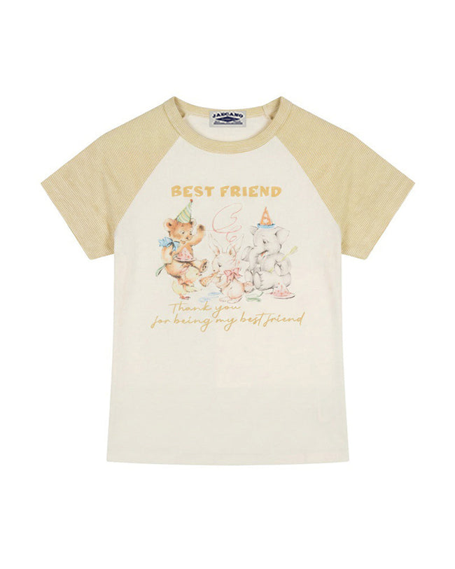 Retro contrast short sleeves Hover Image