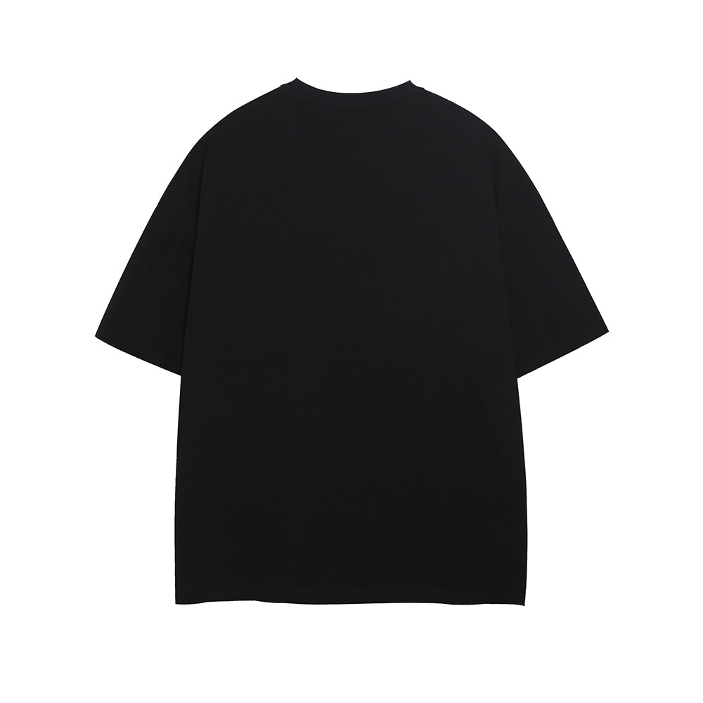 Retro letter short sleeves
