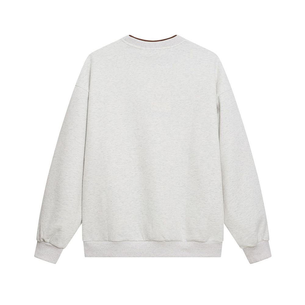 retro casual couple sweatshirt