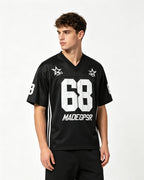 Embroidered sports short sleeves