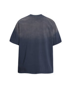 Distressed Print Short-Sleeve
