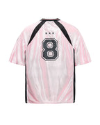 Retro Color Block Sports T-shirt