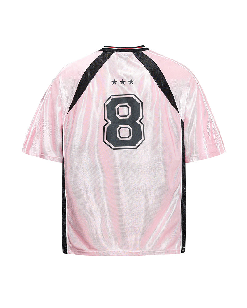 Retro Color Block Sports T-shirt