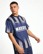 Gradient striped athletic t-shirt