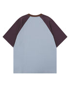 Casual Colorblock Short-Sleeved Shirt