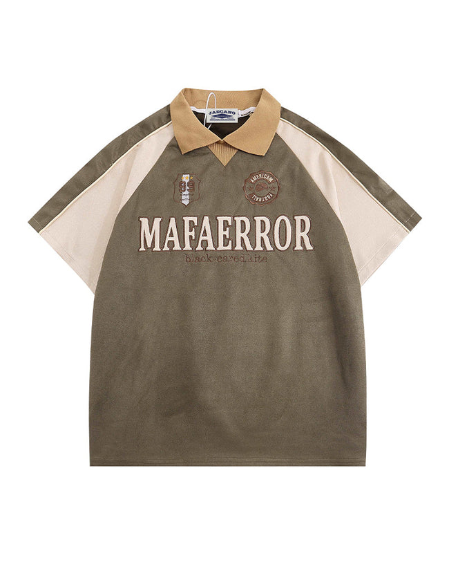 American retro raglan short sleeves Hover Image