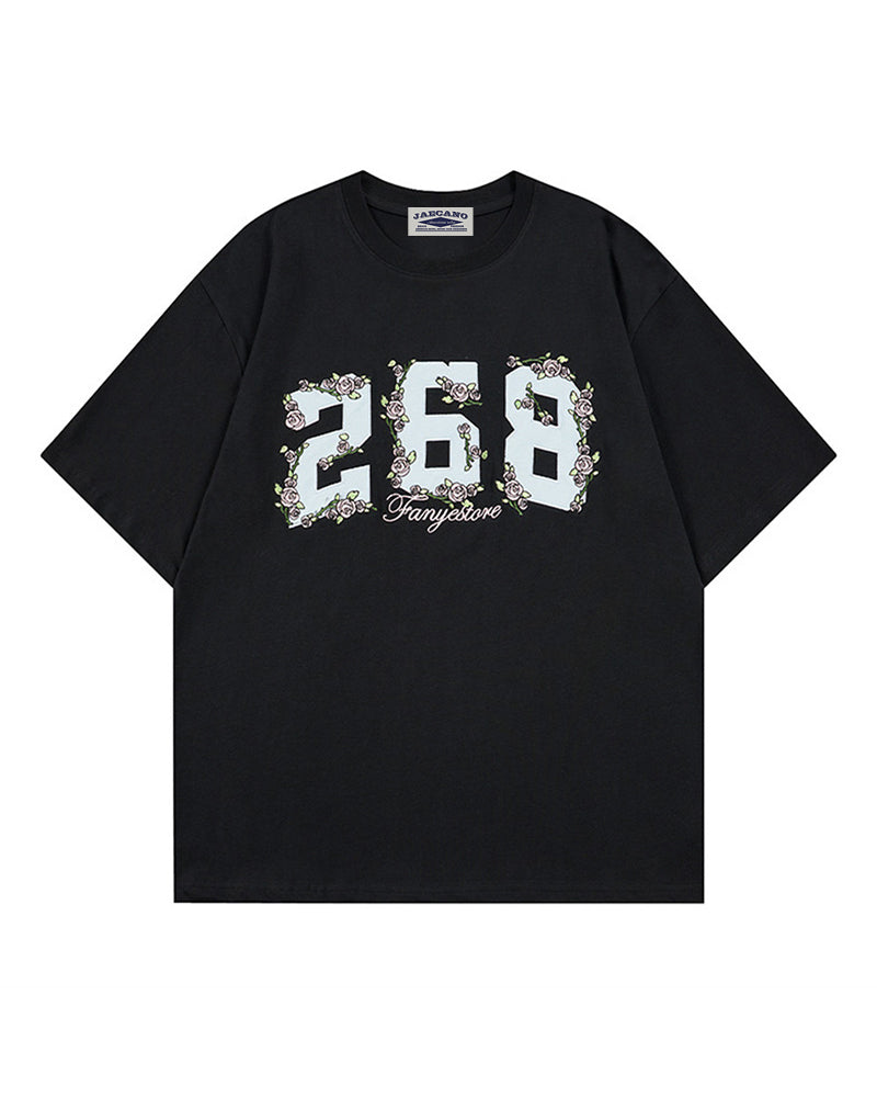 Creative Floral Short Sleeve