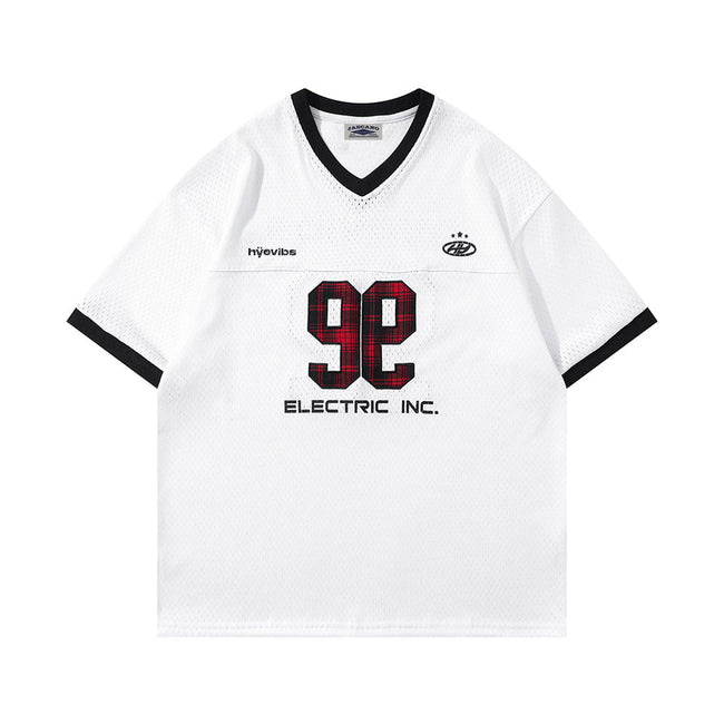 Retro embroidery loose short sleeves Hover Image