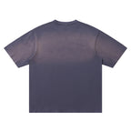 Washed short-sleeved shirt